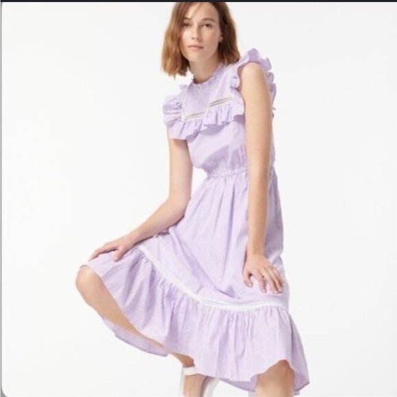 J. Crew Dresses & Skirts - J.Crew cotton cottage core tiered ruffle midi dress